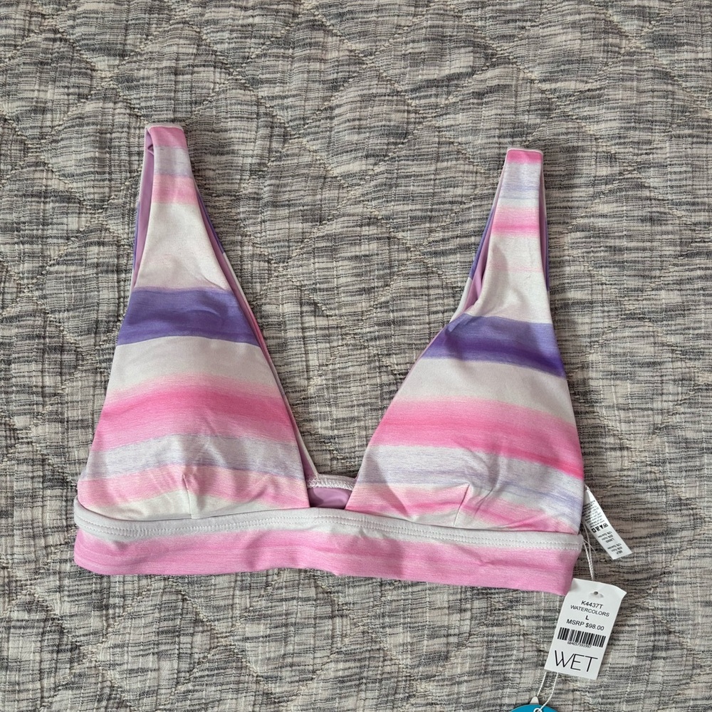 WET Bikini Top Sz Large NWT | Wet Bikini | Bikini Top | Swim Top Sz Large NEW -